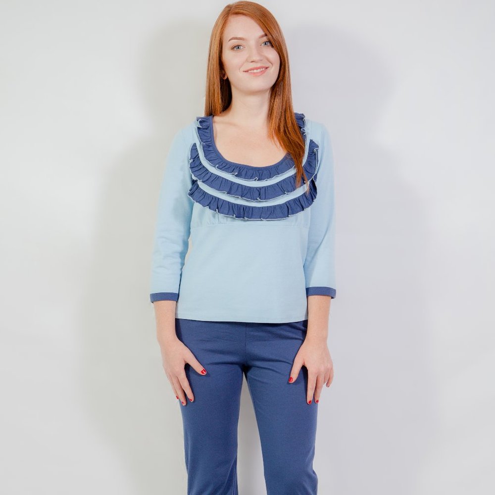 Women blue pajama